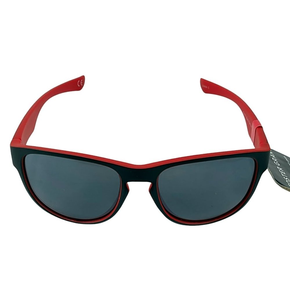 Foster Grant Sunglasses Max Block Red and Black - Picture 2 of 5